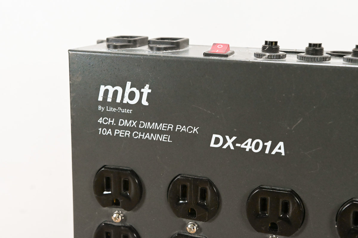 MBT DX-401A 4-Channel DMX Dimmer Pack with LCD Display
