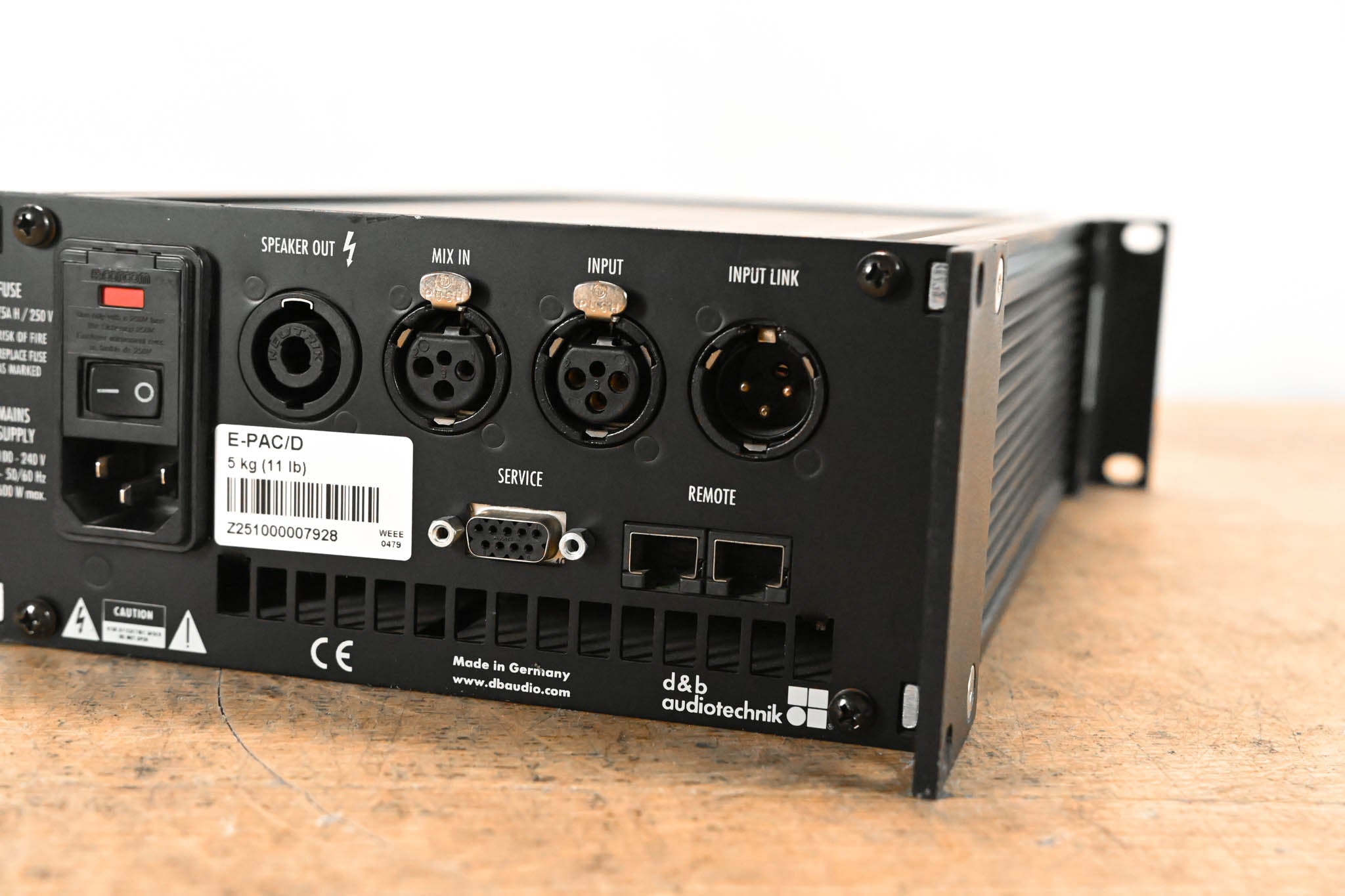 d&b audiotechnik E-PAC Single-Channel Power Amplifier Controller