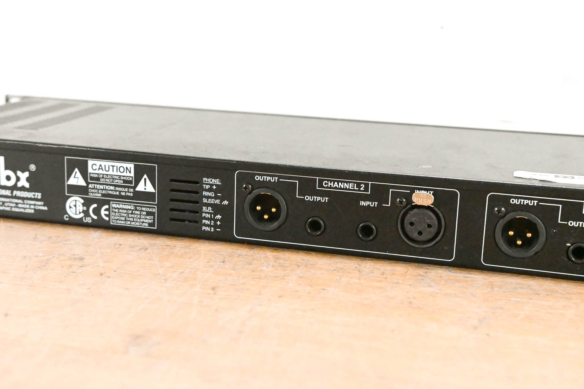 dbx 215 Dual Channel 15-Band Graphic Equalizer