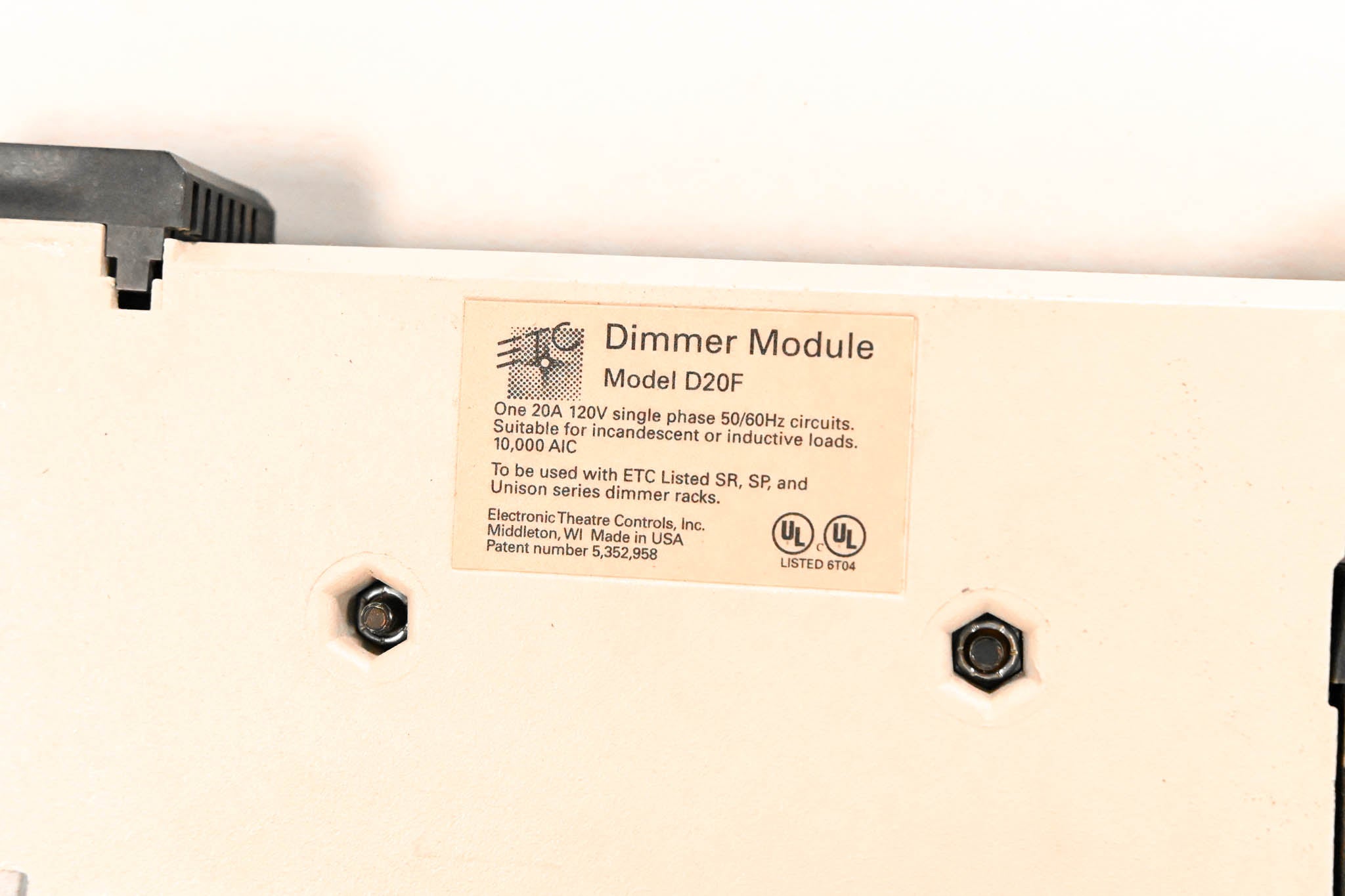 ETC D20F Single 20A Fluorescent Dimmer Module (Pack of 3)