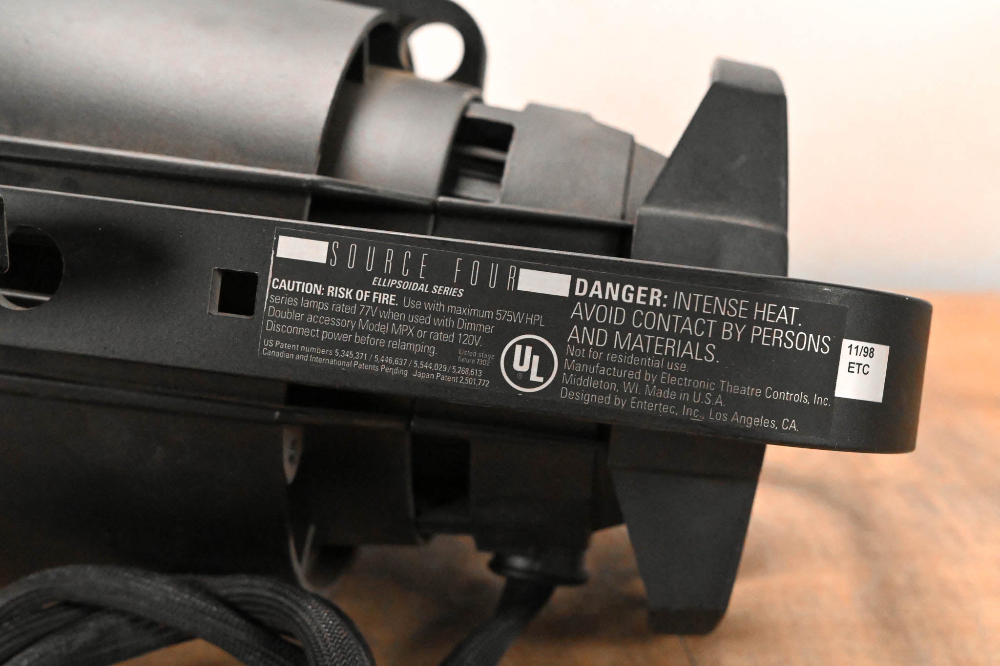 ETC Source Four Fixture Body and Burner Assembly