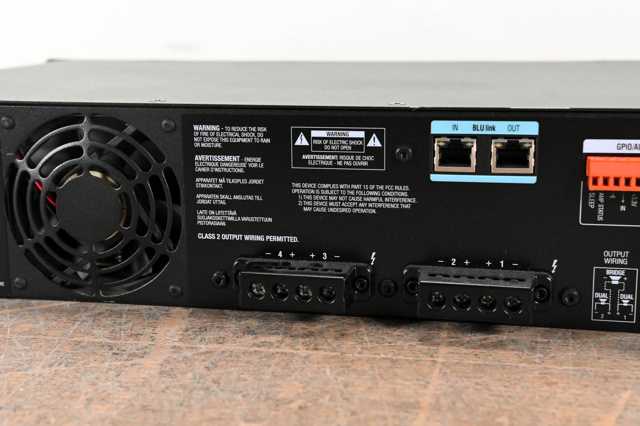 Crown CDi 4|300BL 4-Channel DriveCore Series Power Amplifier w/ BLU Link