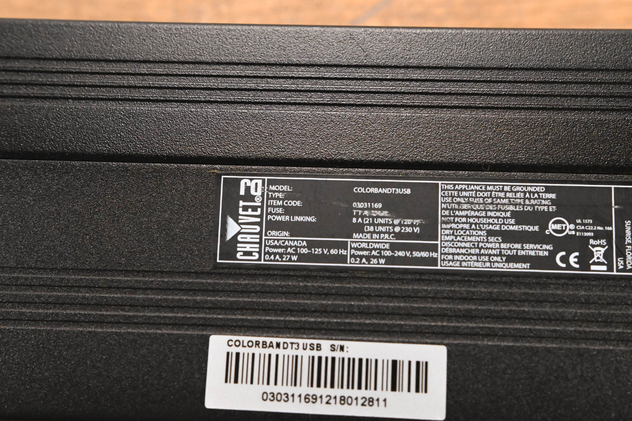 Chauvet COLORband T3USB Linear RGB Wash Light