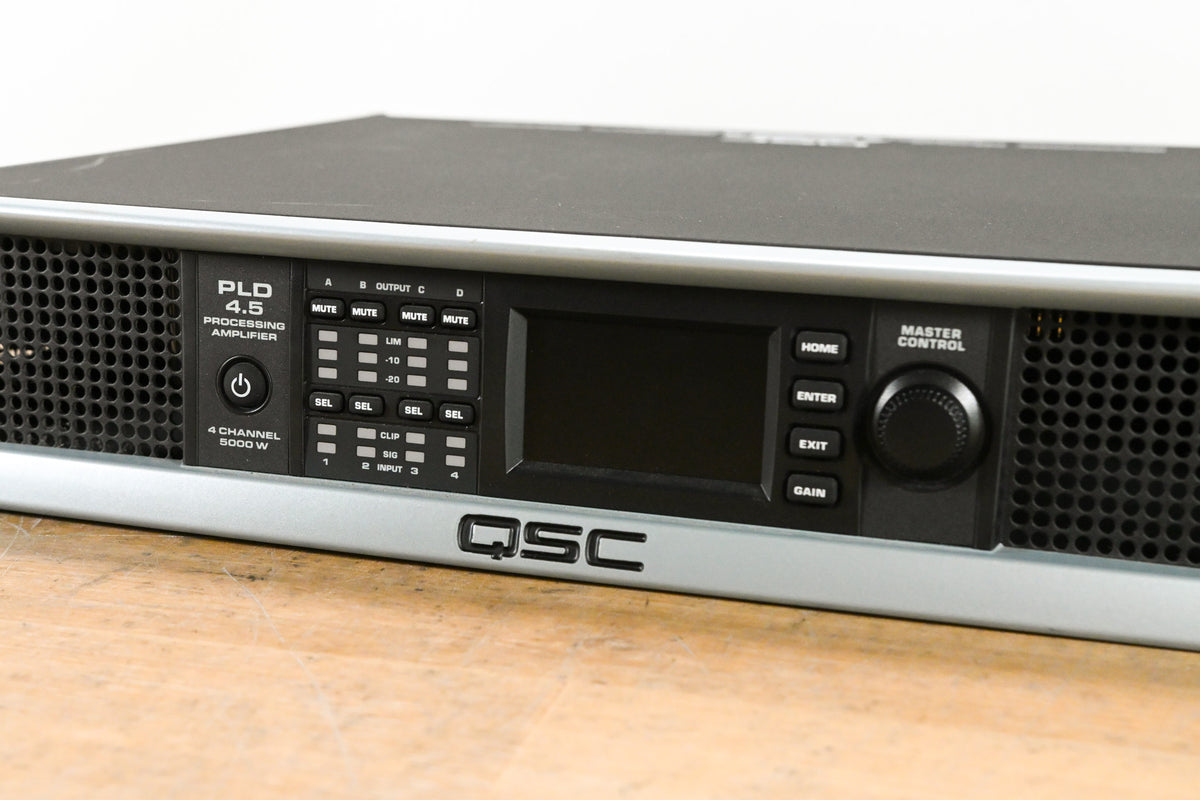 QSC PLD4.5 Four-Channel Power Amplifier with DSP