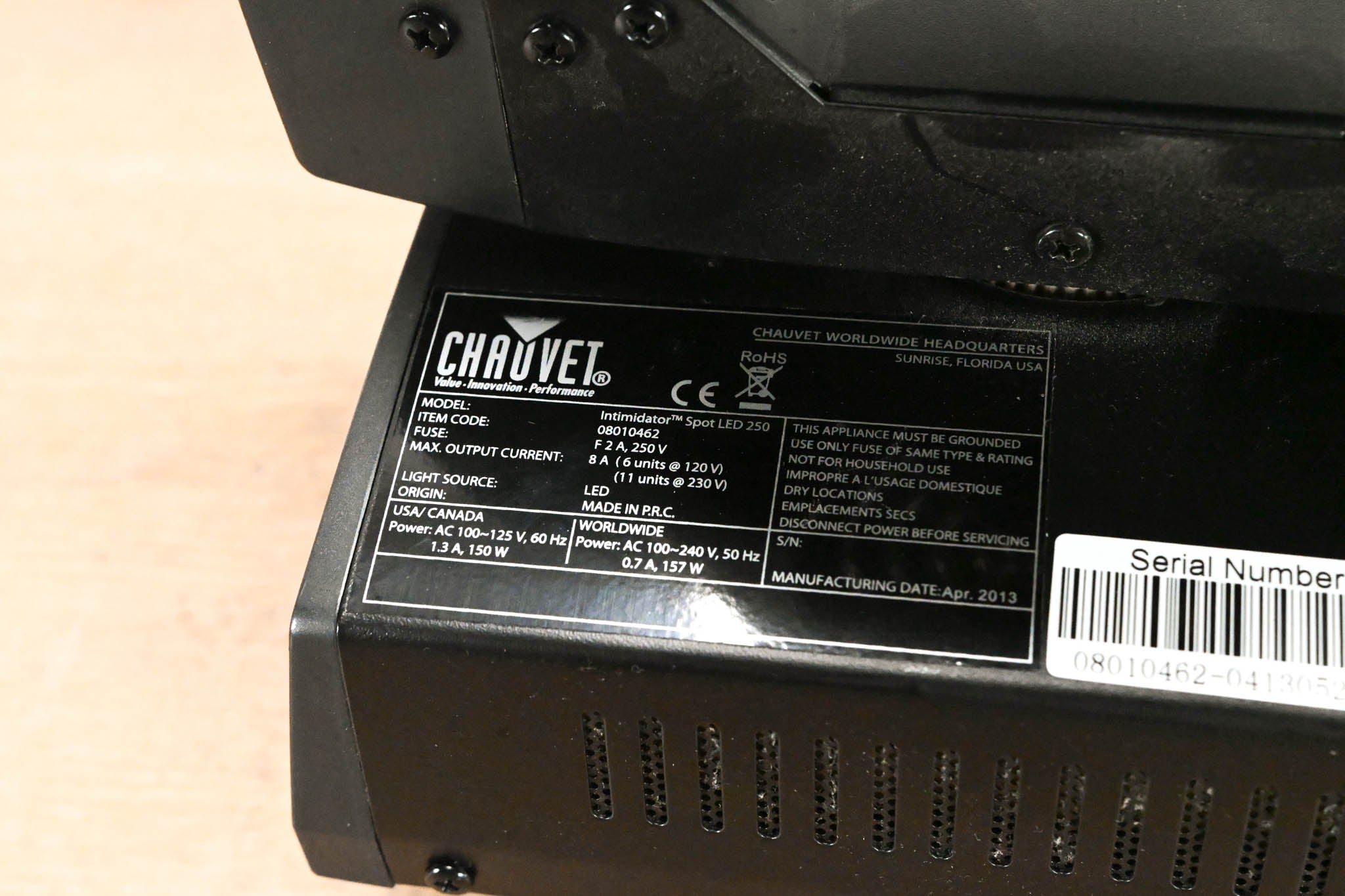 Chauvet Intimidator Spot LED 250 50W LED Moving Head Spot