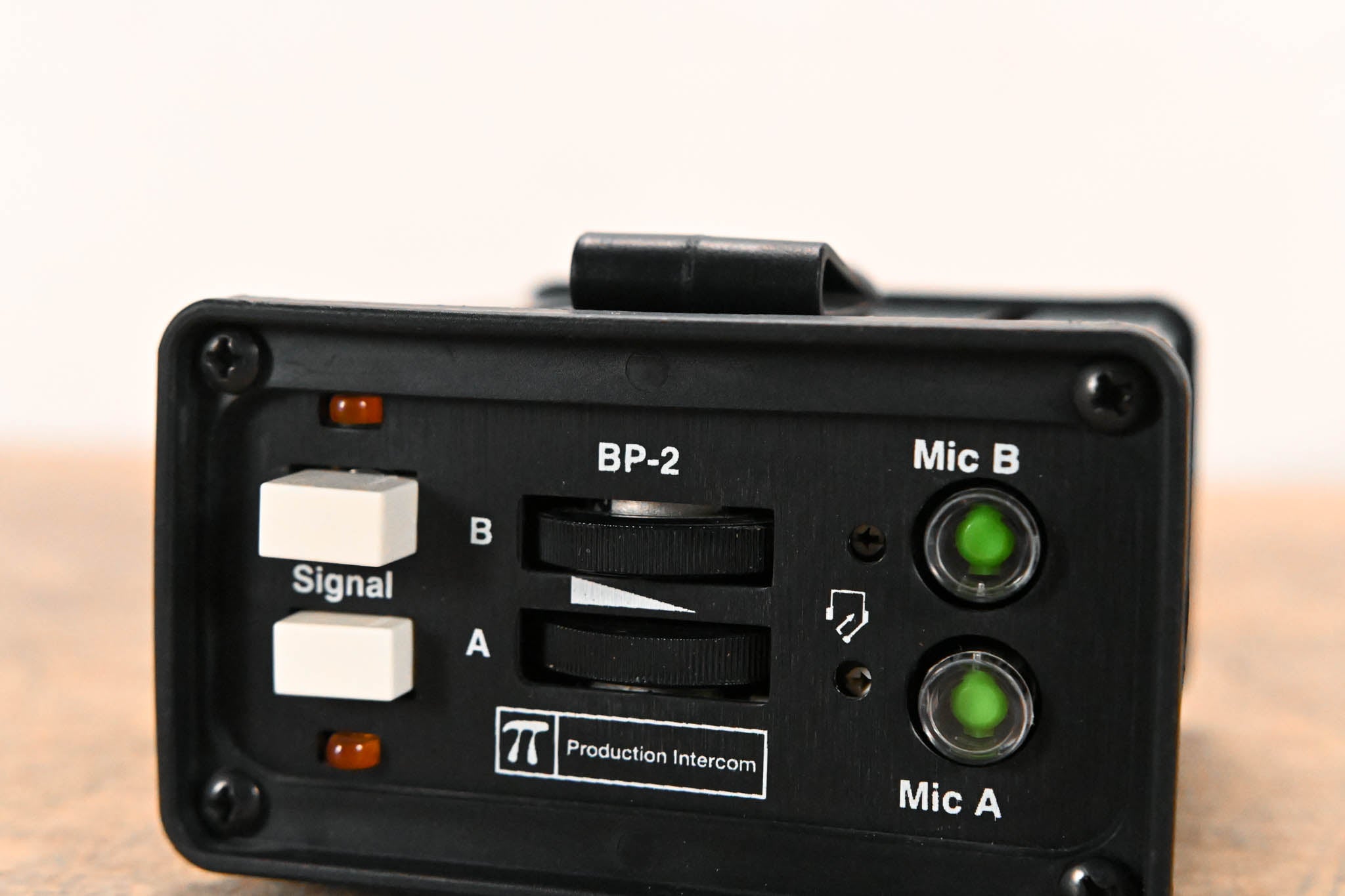 Production Intercom BP-2 2-Channel Headset Station Belt Pack