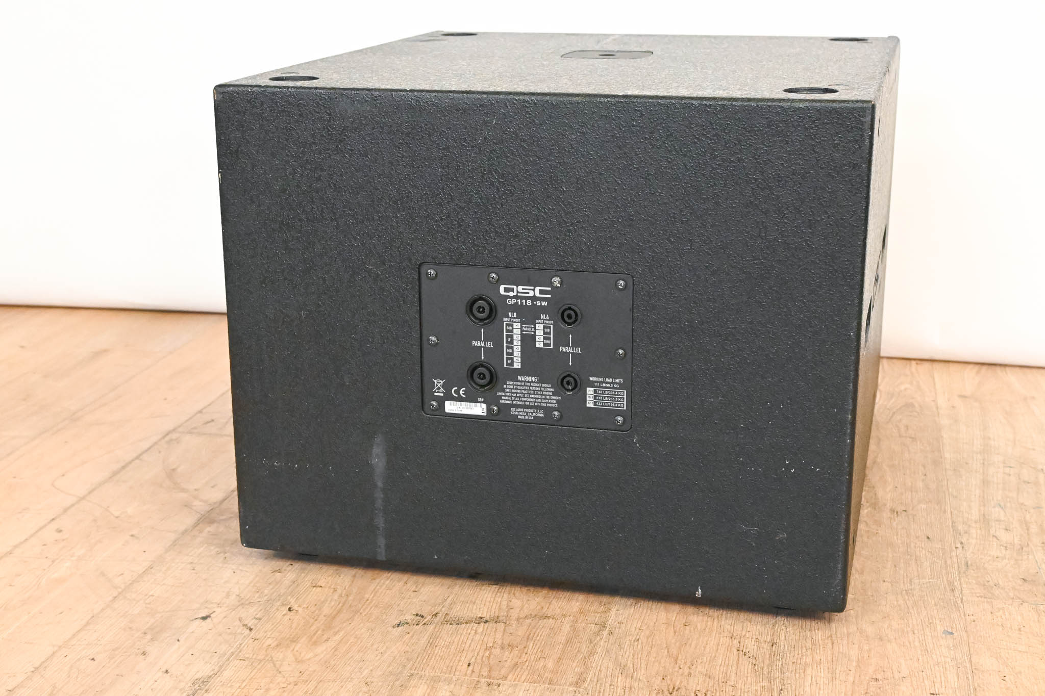 QSC GP118-SW 18" 850W Passive Subwoofer