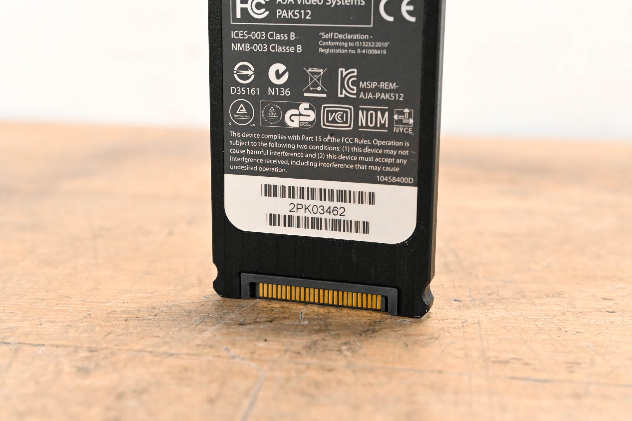AJA PAK512 SSD Module for Ki Pro Systems