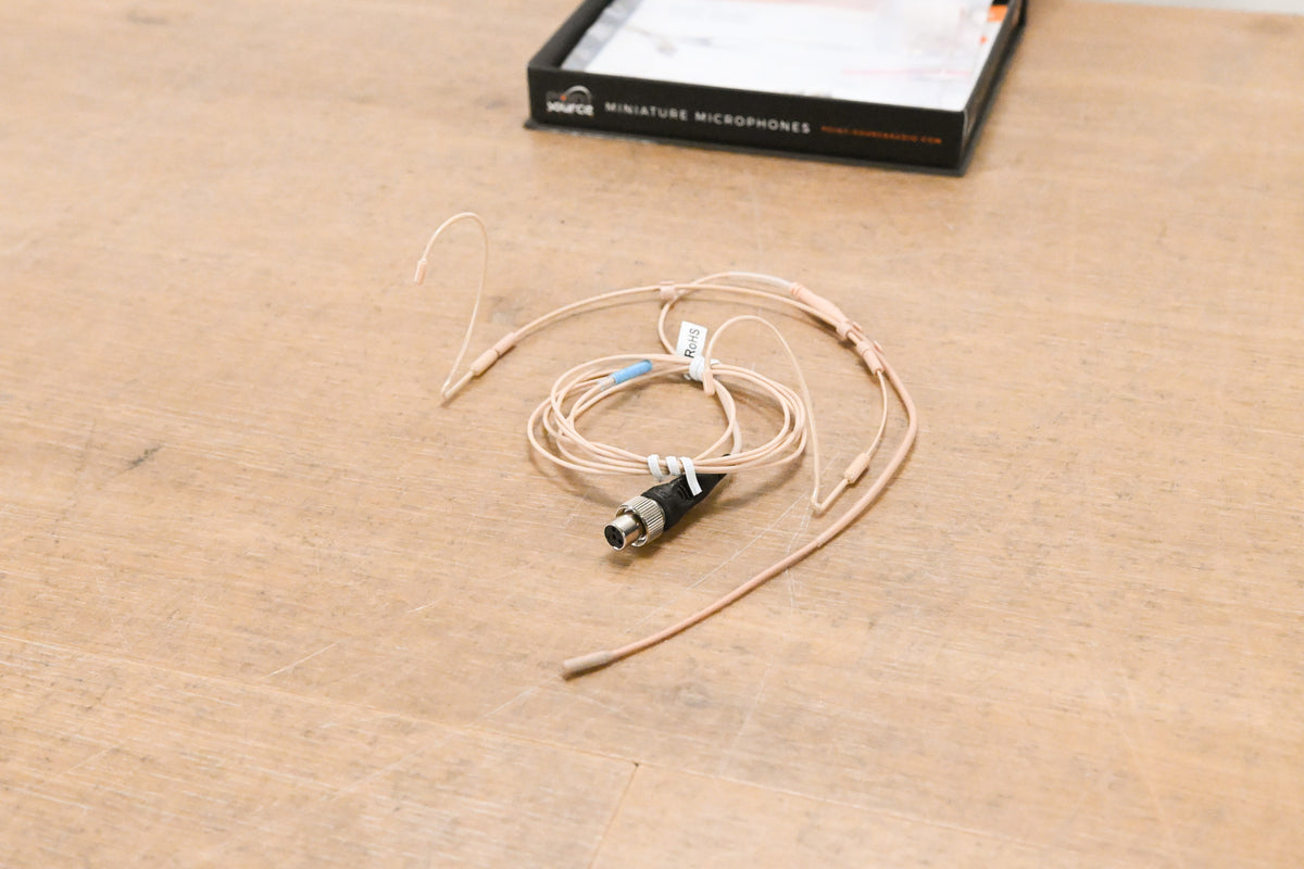 Point Source Audio GO-9WD-SH-BE Omni Headset Mic w/ TA4F Connector