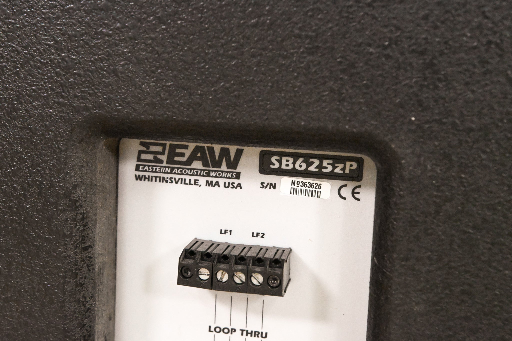 EAW SB625zP Dual 15-inch Subwoofer