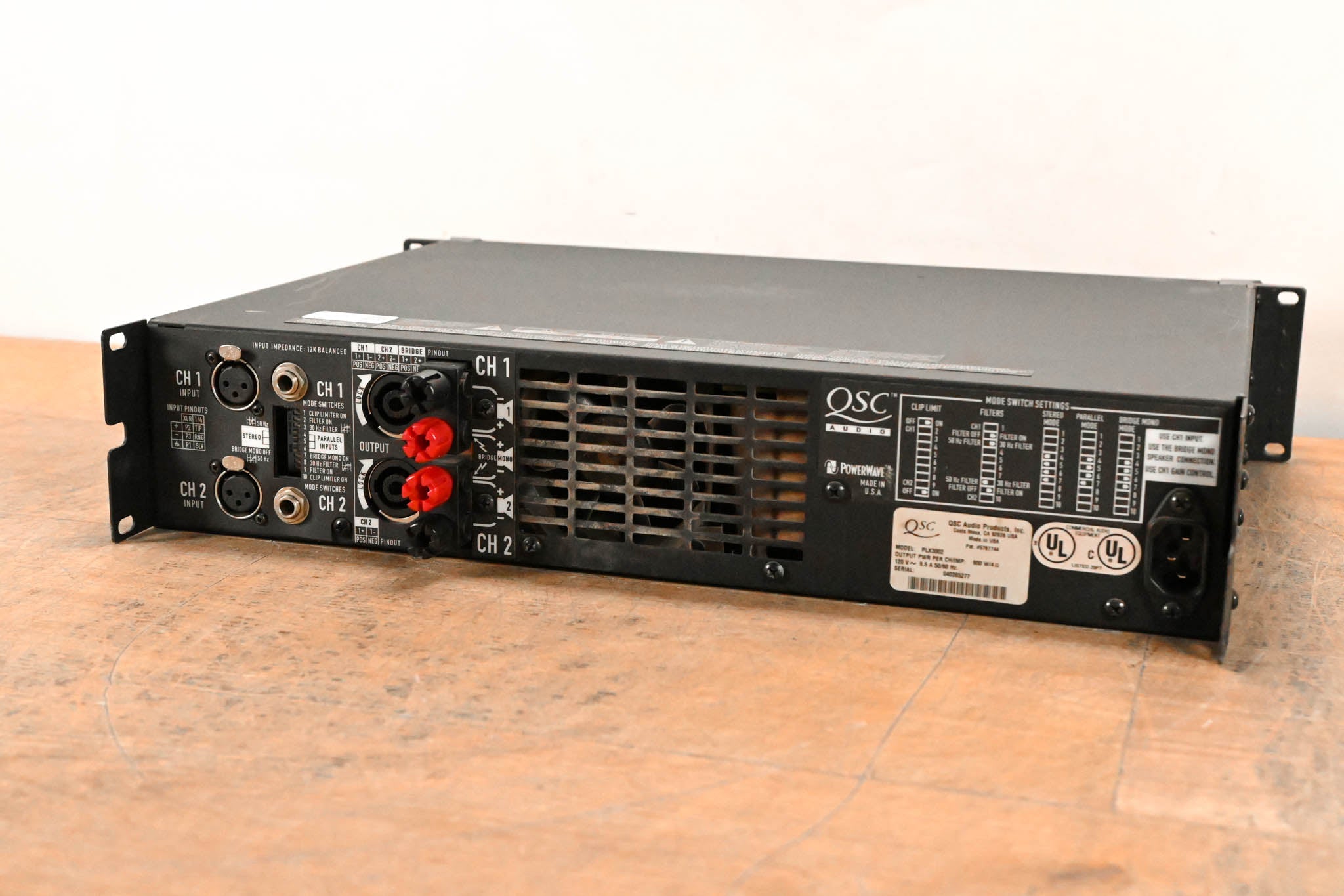 QSC PLX3002 2-Channel Power Amplifier