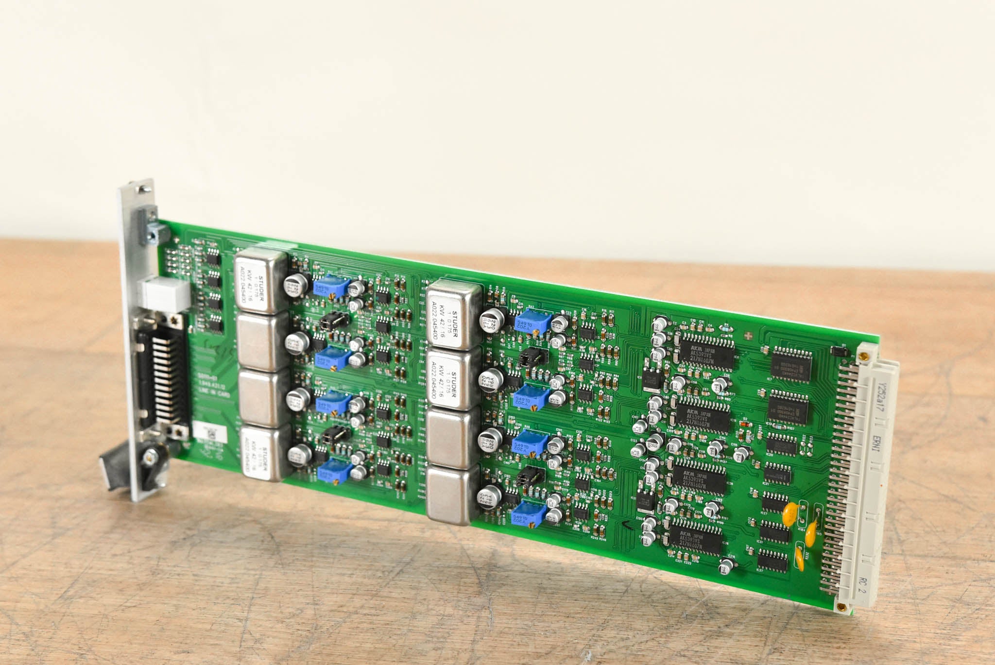 Studer 8-Channel Analog Line In Card for D21m & D23m Modular I/O Systems