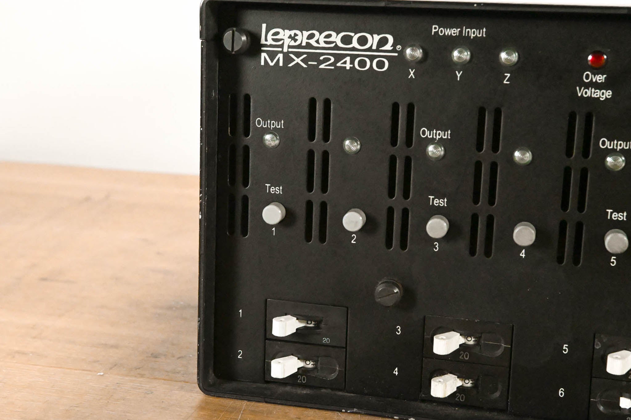 Leprecon MX-2400 24-Channel Lighting Dimmer Rack (NO POWER SUPPLY)