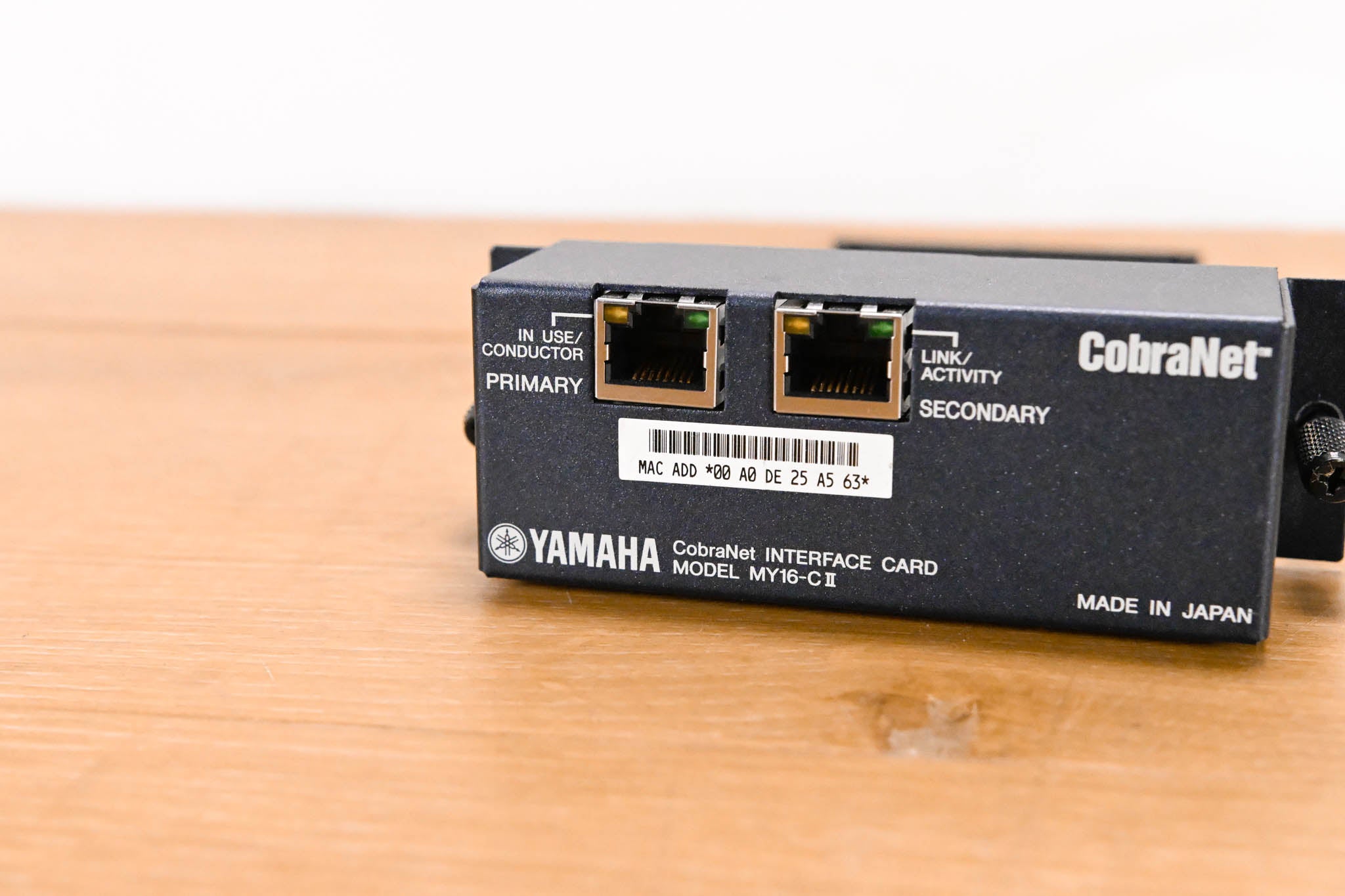Yamaha MY16-CII CobraNet Network I/O Card