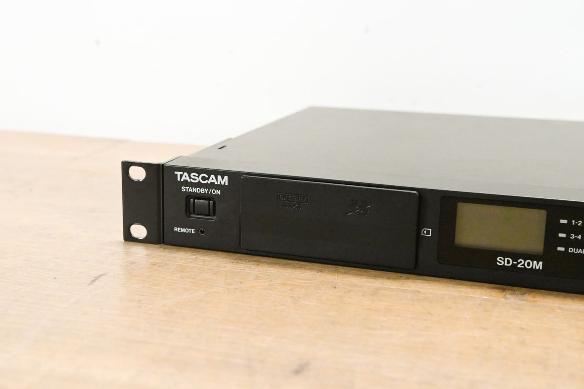 TASCAM SD-20M 4-Track Solid-State Recorder (NO POWER SUPPLY)