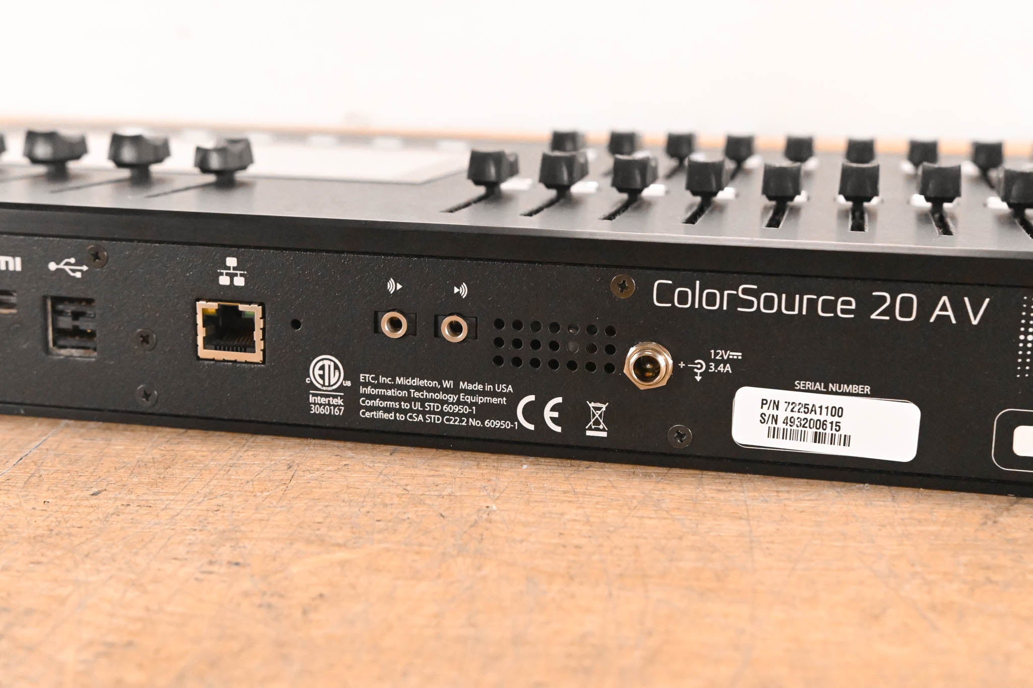 ETC ColorSource 20 AV DMX Lighting Control Console (NO POWER SUPPLY)