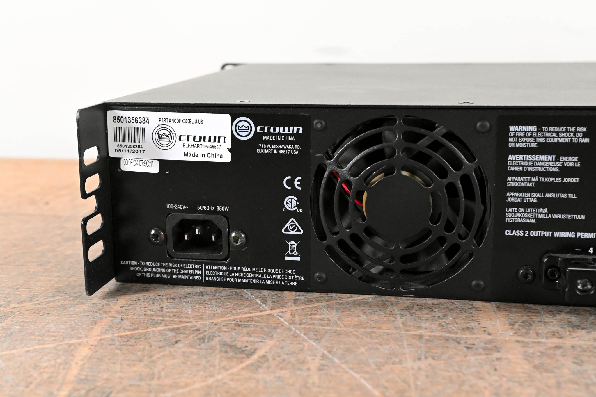 Crown CDi 4|300BL 4-Channel DriveCore Series Power Amplifier w/ BLU Link