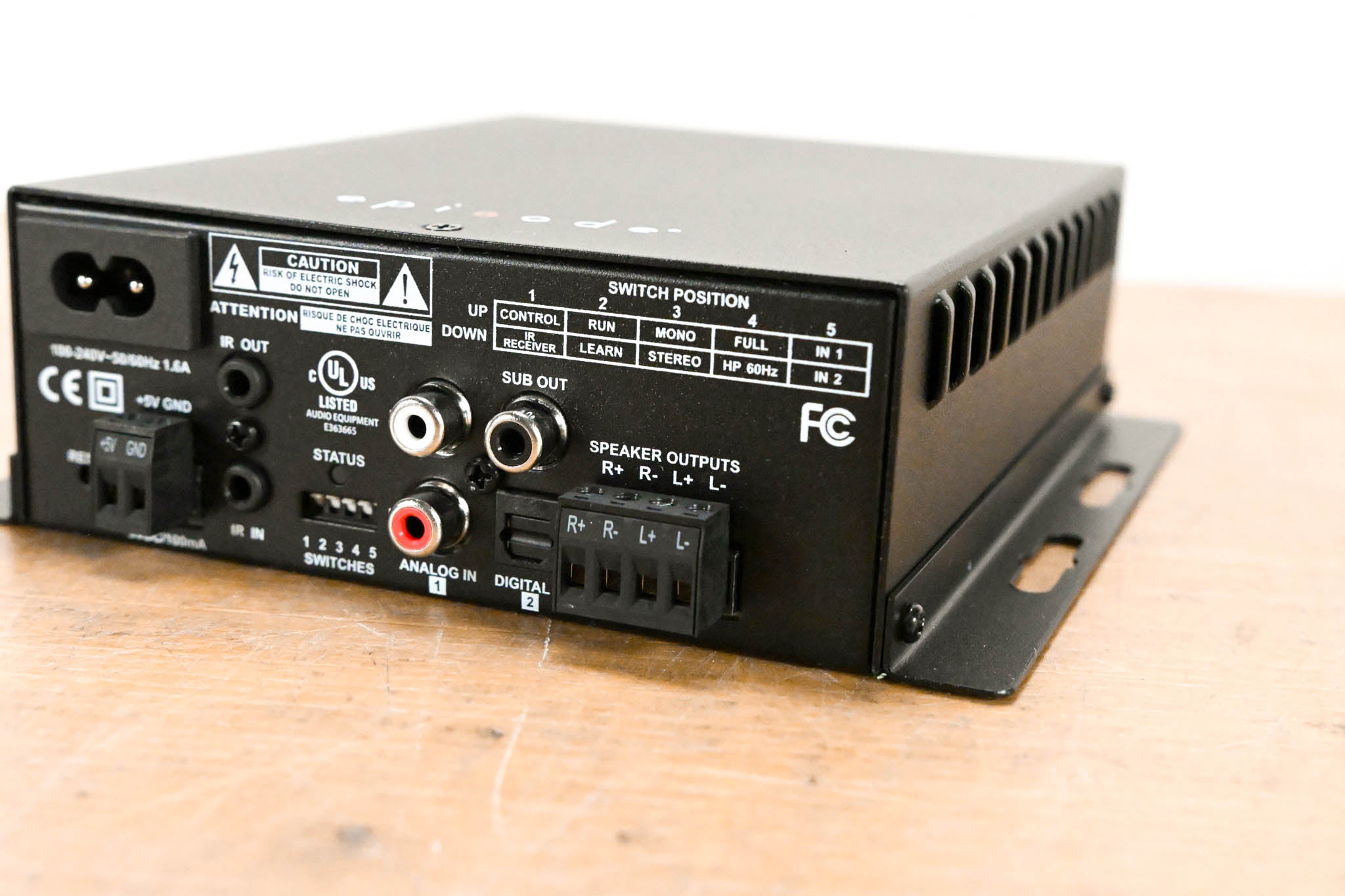 Episode EA-mini-2D-35 Mini 2-Channel 35W Digital Compact Amp