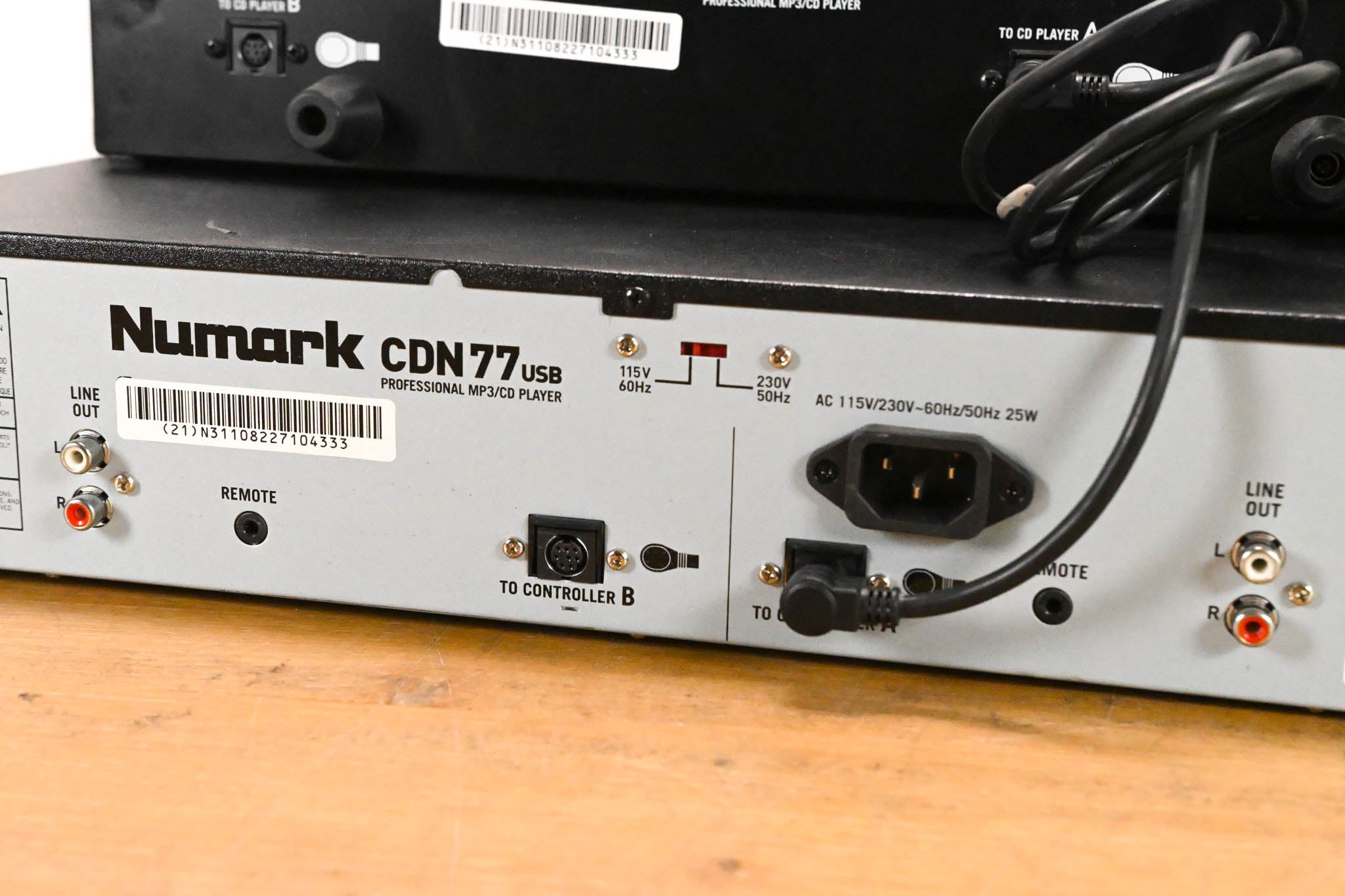 Numark CDN77USB Professional MP3 USB/CD Player with Controller