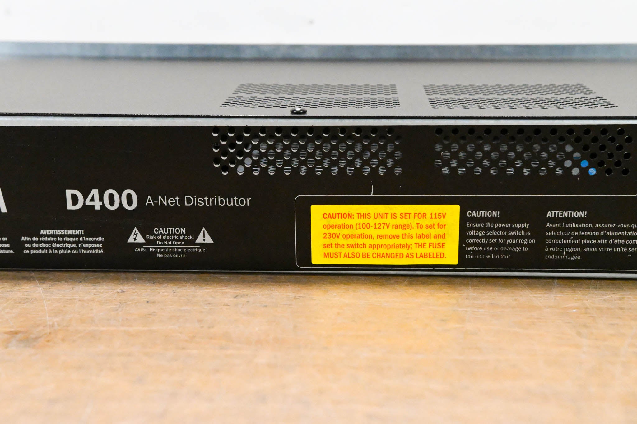 Aviom D400-Dante A-Net Distributor with Dante Connectivity