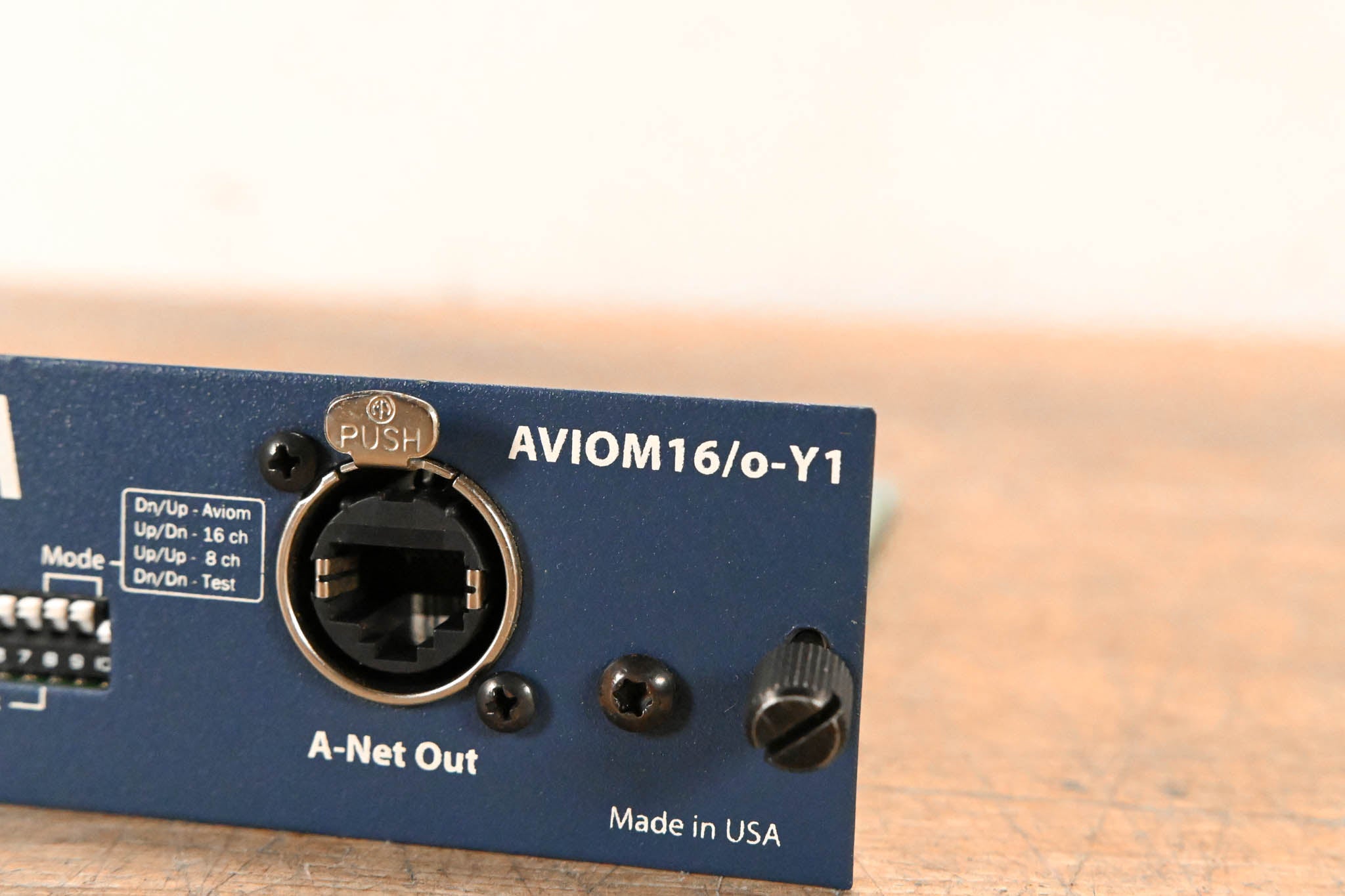 Aviom 16/o-Y1 A-Net Card for Yamaha Digital Products