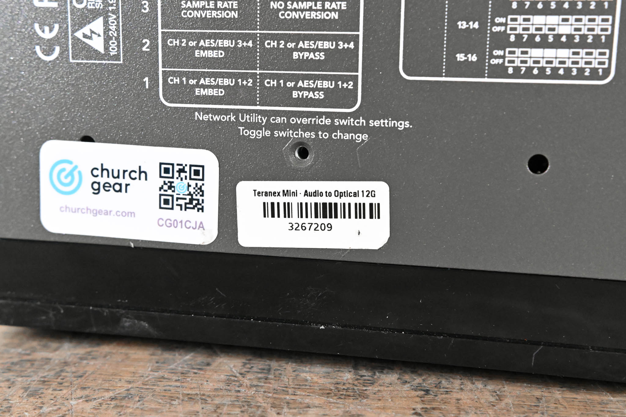 Blackmagic Design Teranex Mini Audio to Optical 12G CG01CJA