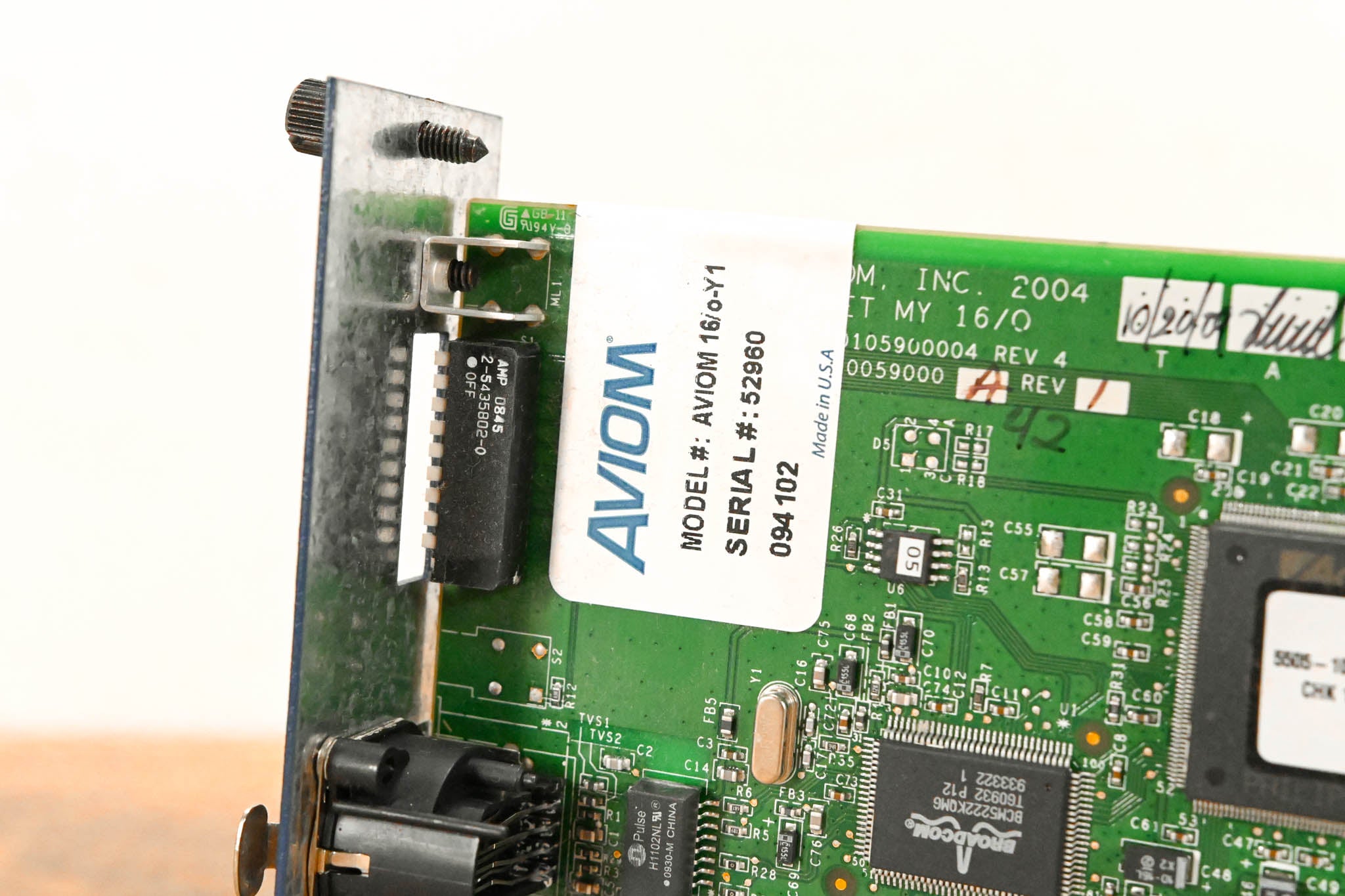 Aviom 16/o-Y1 A-Net Card for Yamaha Digital Products