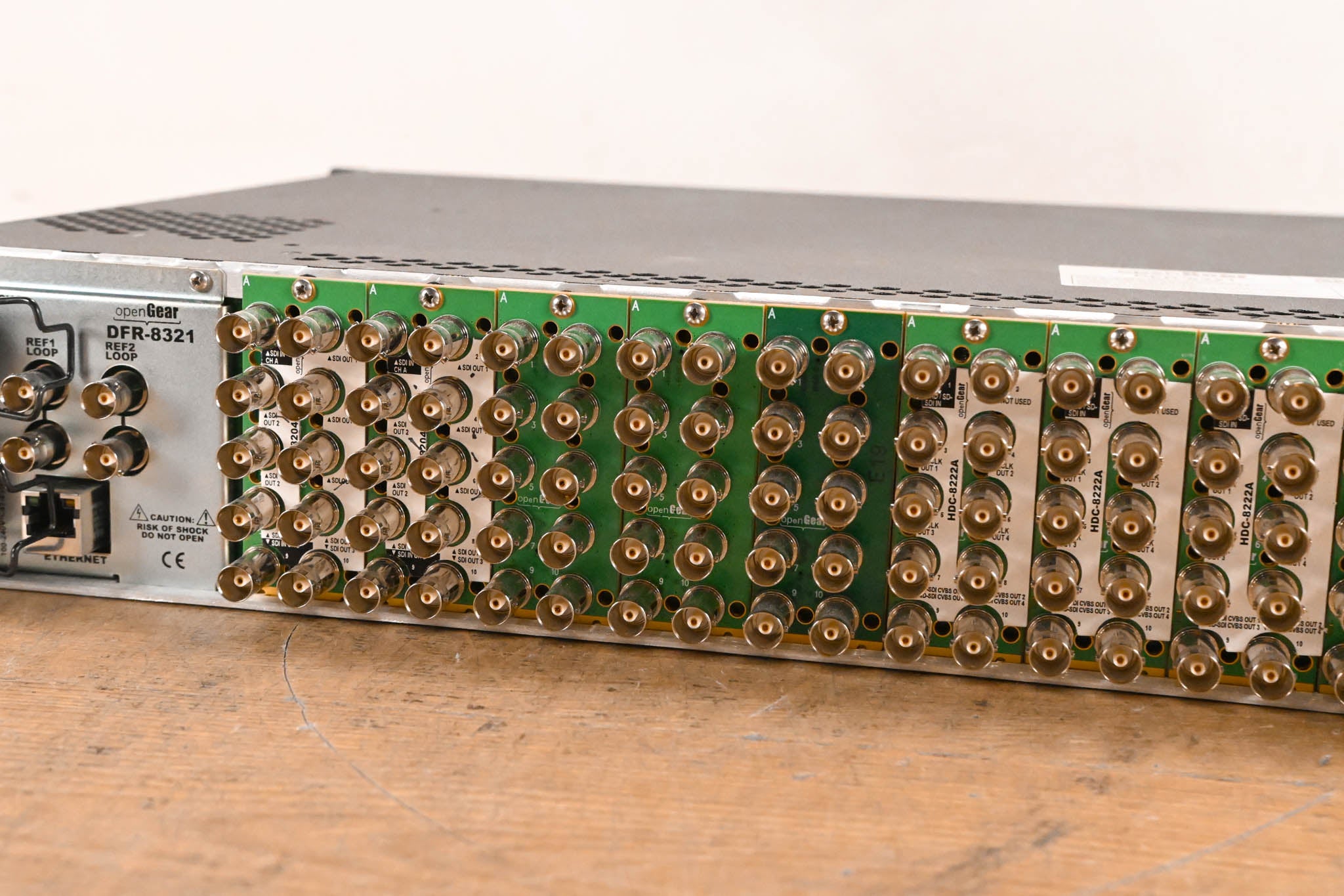 Ross DFR-8321 OpenGear 2RU Module Frame with Cards CG01UM4