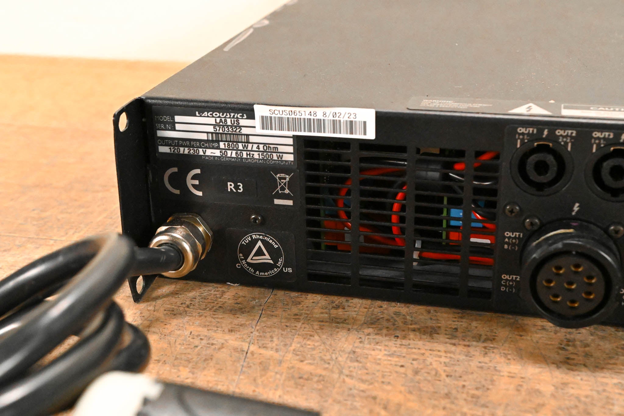 L-Acoustics LA8 US Four-Channel Amplified Controller