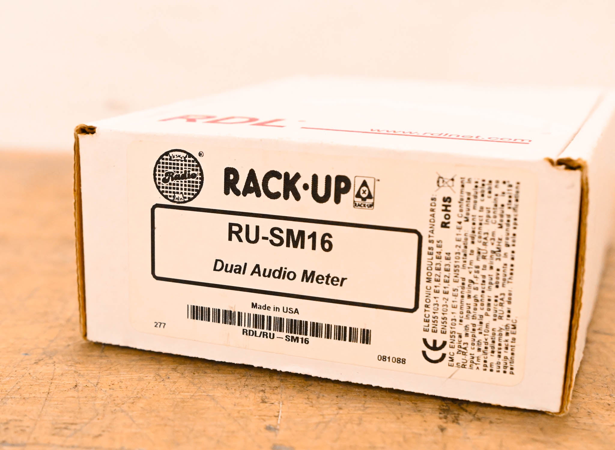 RDL RU-SM16 LED Dual Audio Meter