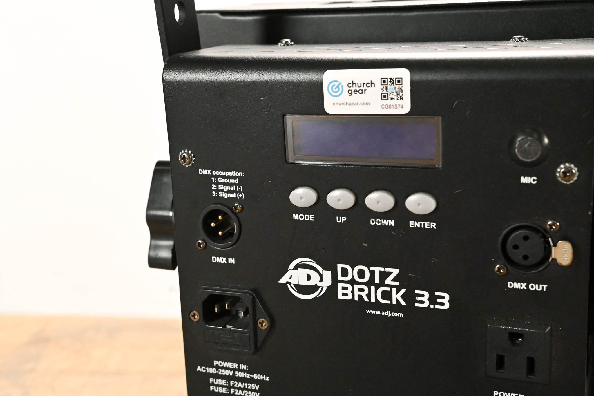 ADJ Dotz Brick 3.3 30W Tri-Color COB LED Wash Light