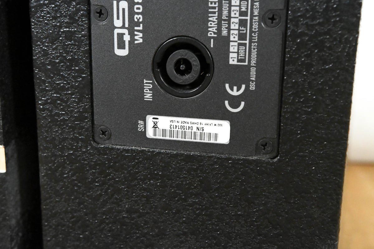 QSC WL3082 WideLine-8 3-Way Line Array Loudspeaker (PAIR)