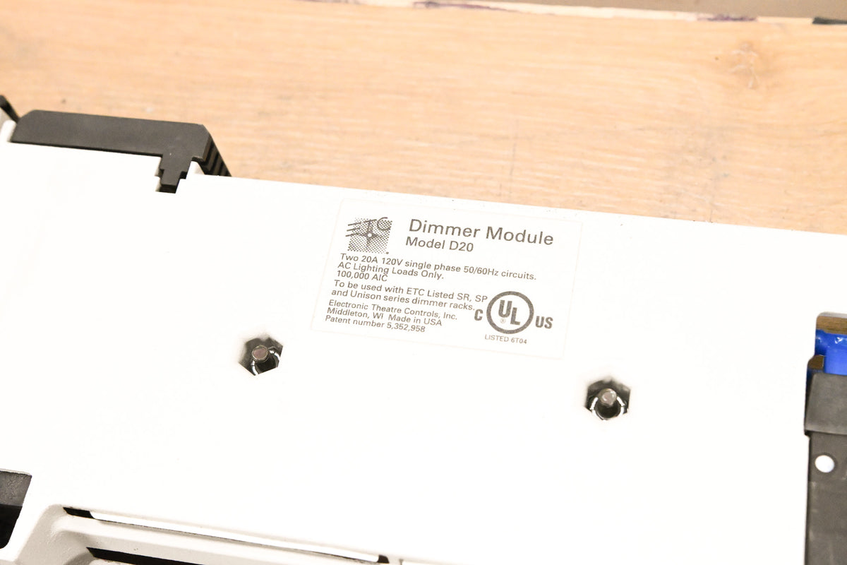 ETC D20 Dual 20A Dimmer Module (Pack of 4)
