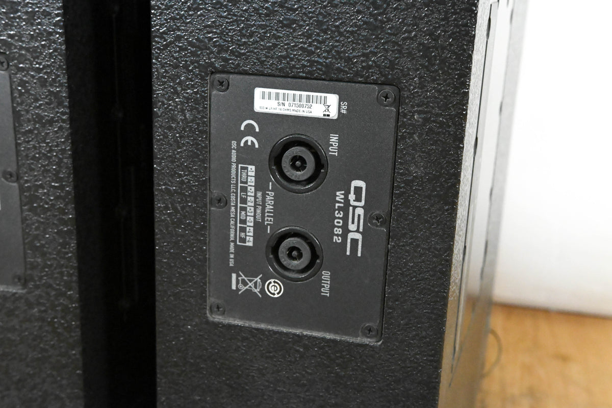 QSC WL3082 WideLine-8 3-Way Line Array Loudspeaker (PAIR)