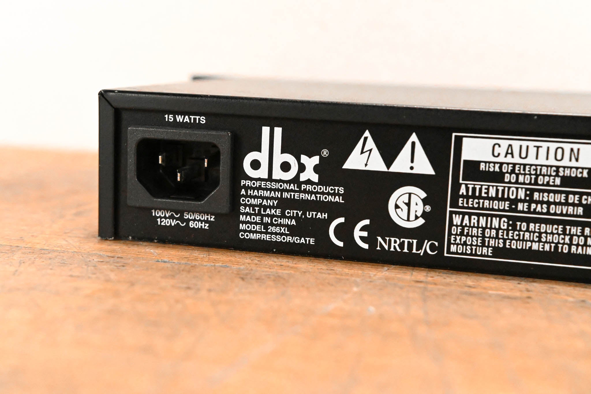 dbx 266XL 2-Channel Compressor/Gate