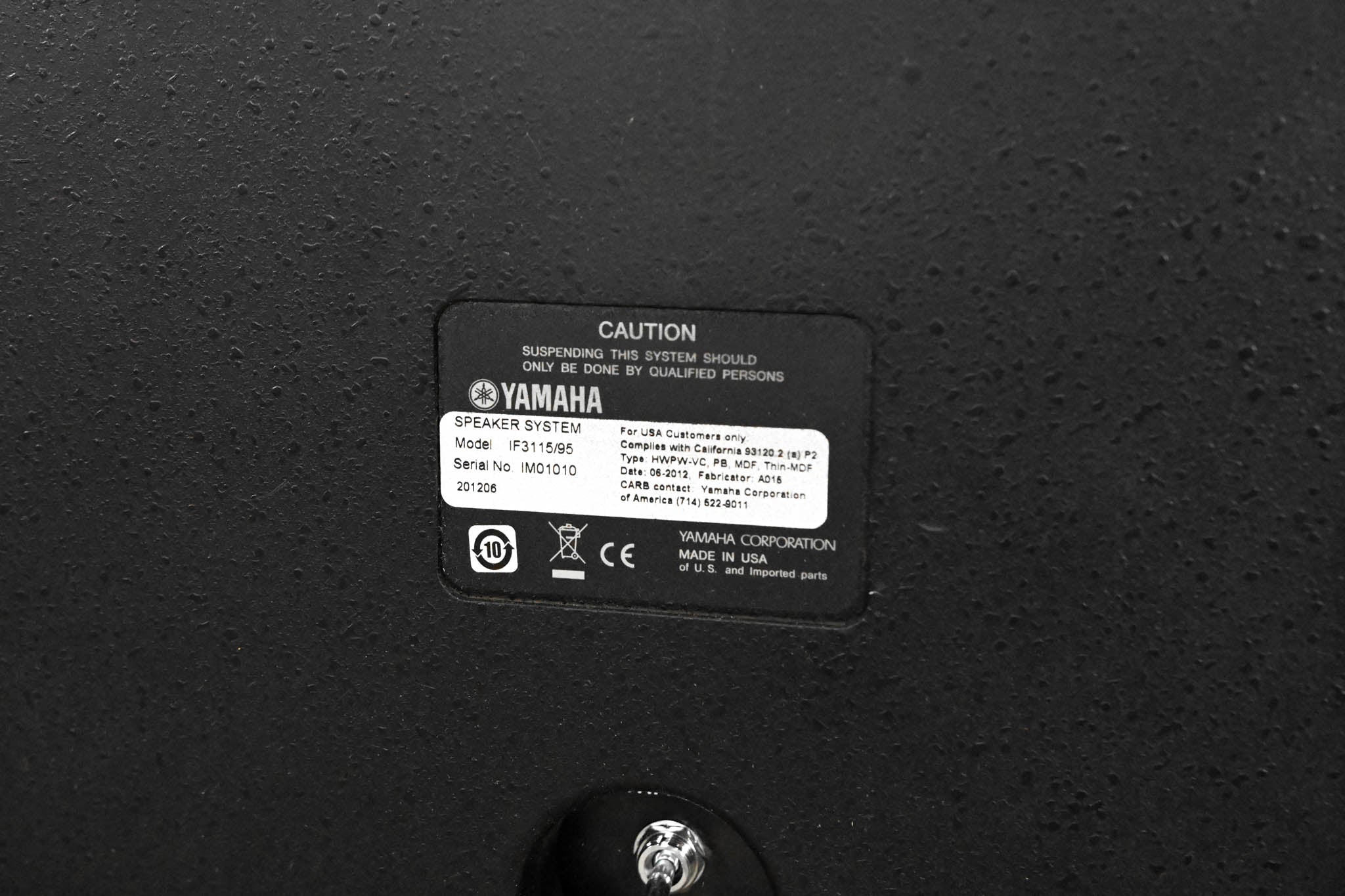 Yamaha IF3115/95 15" 3-Way Loudspeaker (PAIR)