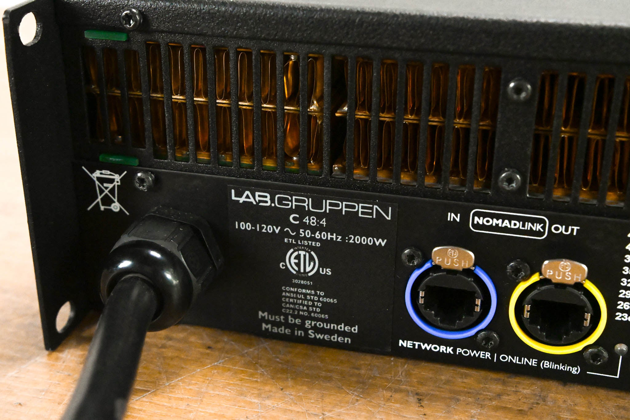 Lab Gruppen C 48:4 4800W 4-Channel Power Amplifier