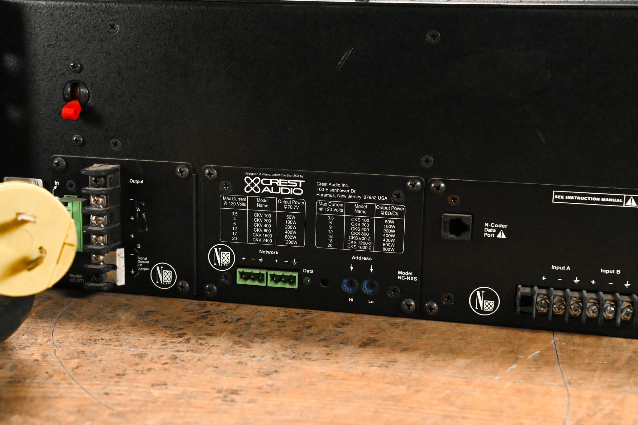 Crest Audio CKS1600-2 2-Channel Power Processing Amplifier