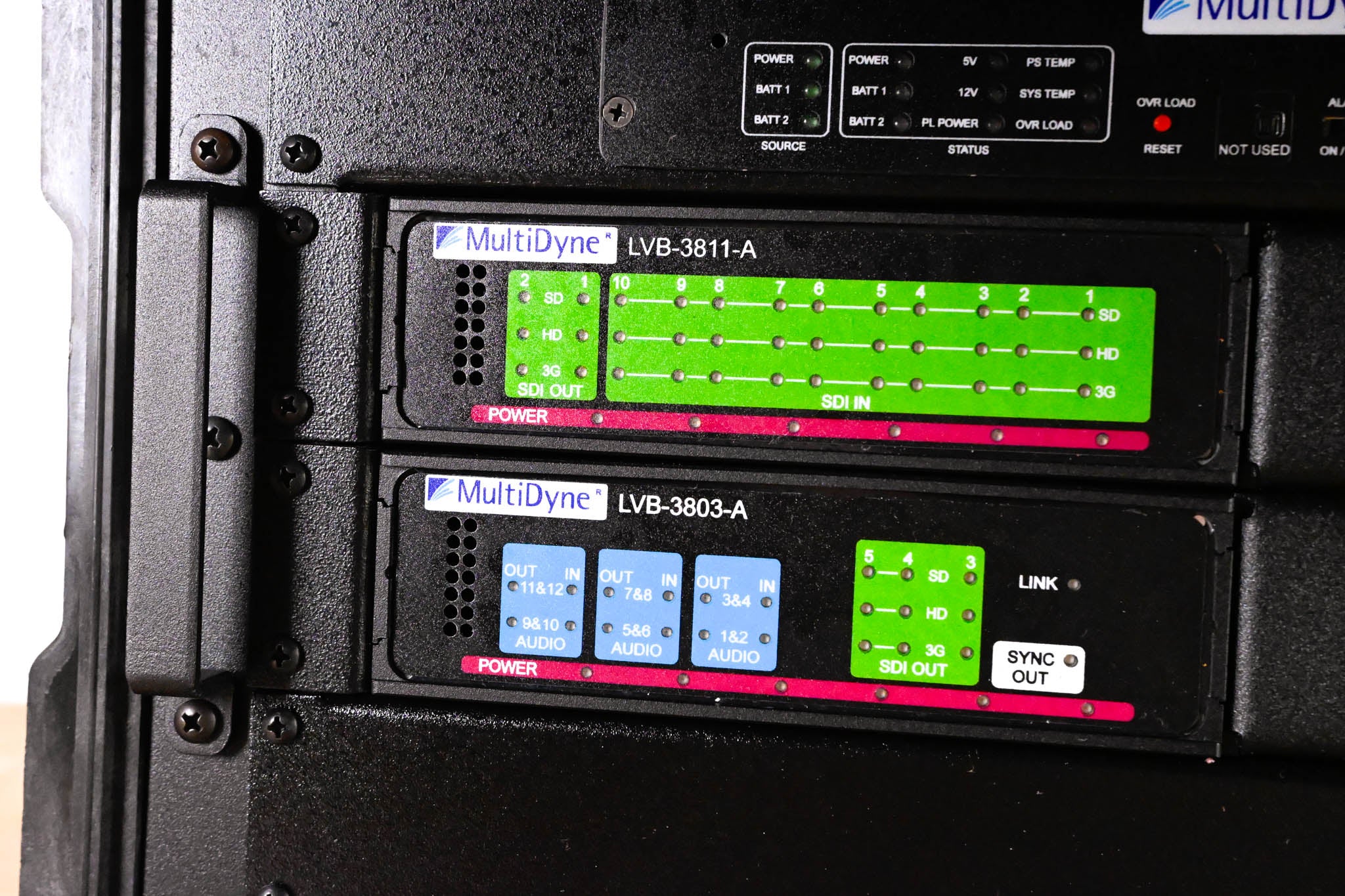 MultiDyne LB40-8126-A-V-ST LightBox Fiber Optic SDI Transport System