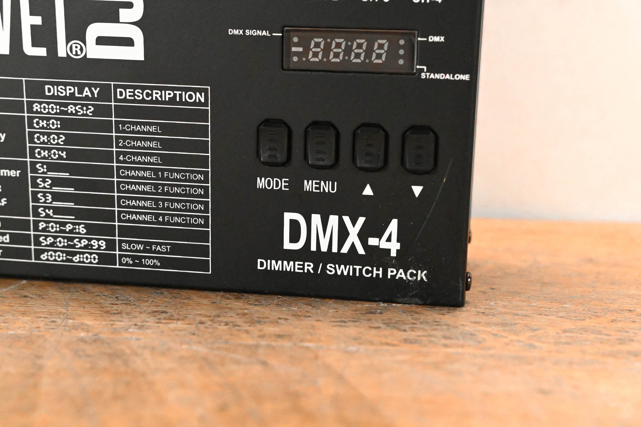 Chauvet DMX-4 4-Channel DMX Dimmer/Relay Pack