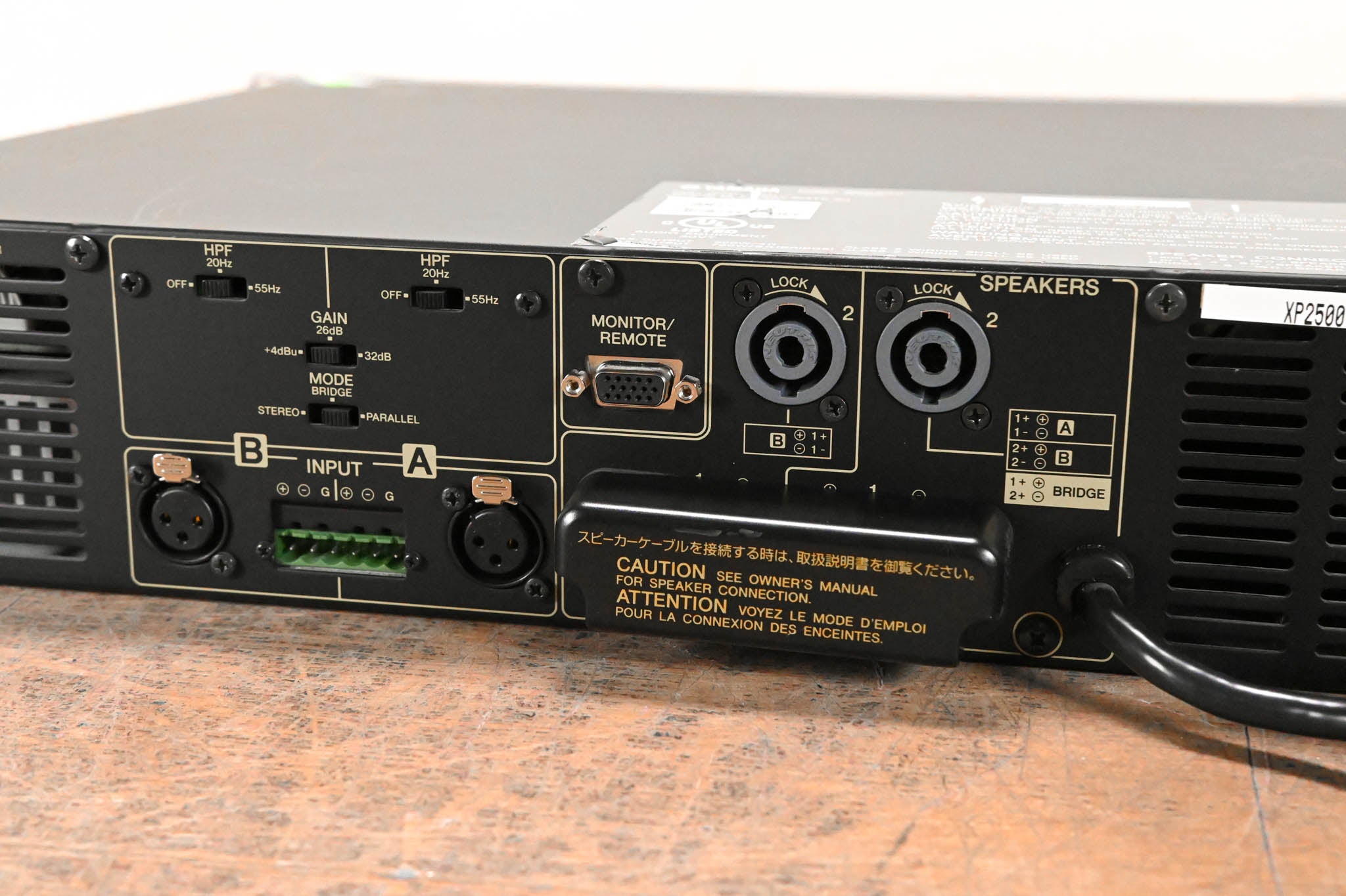 Yamaha XP2500 2-Channel Power Amplifier