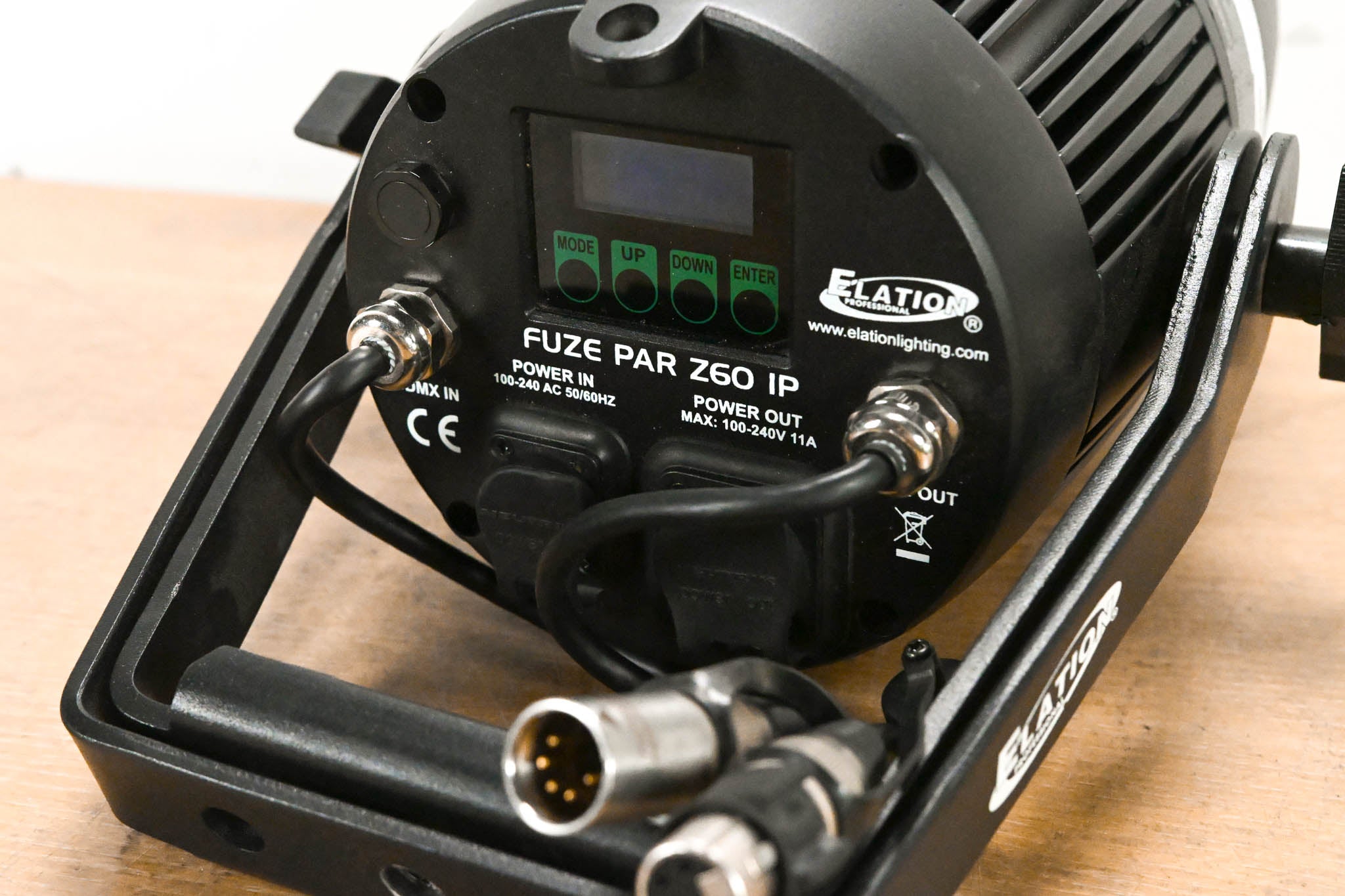 Elation FUZE PAR Z60 IP 60W RGBW LED Par with Zoom (NO POWER CABLE)