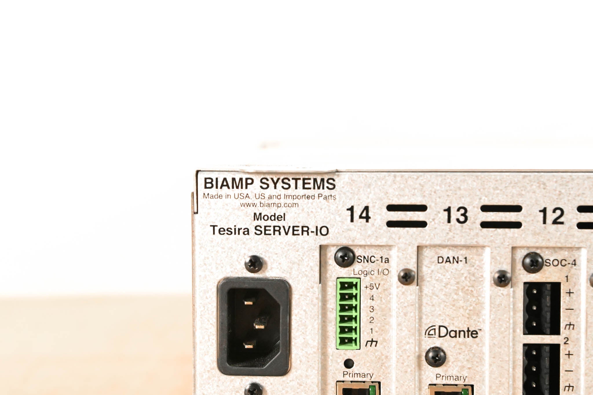 Biamp Tesira SERVER-IO Digital Audio Network Server