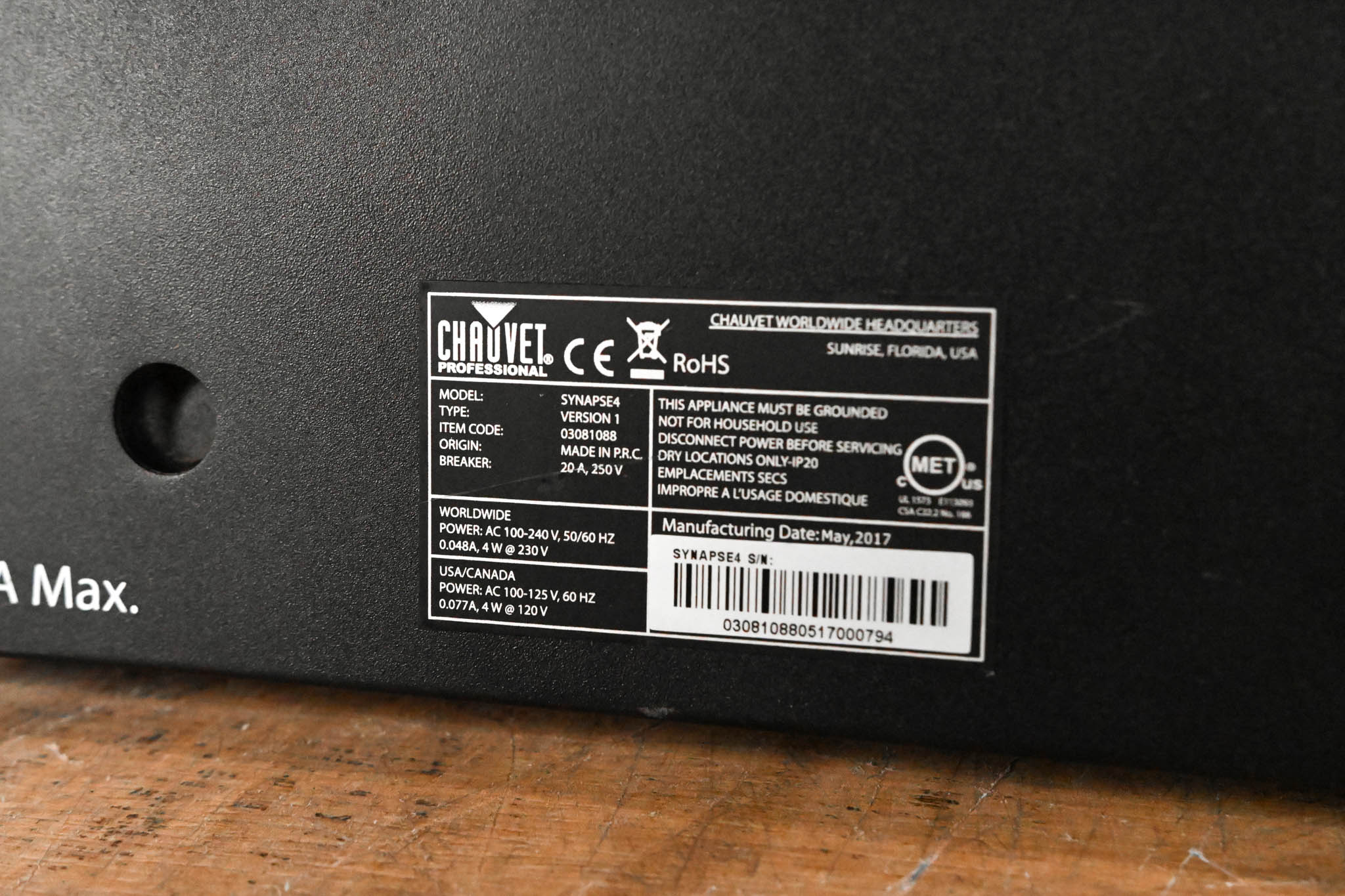 Chauvet Synapse 4 Intelligent DMX Relay Pack