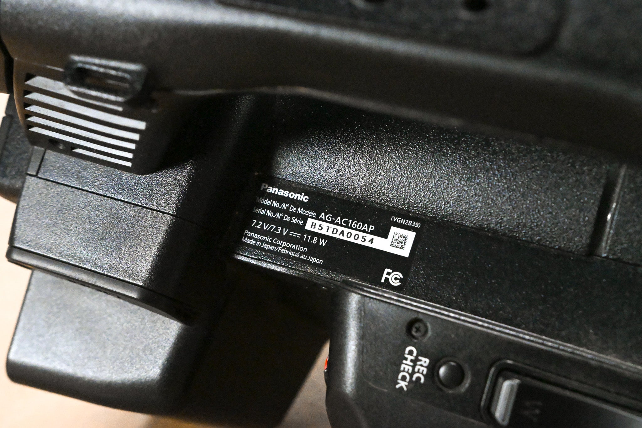 Panasonic AG-AC160AP AVCCAM HD Handheld Camcorder
