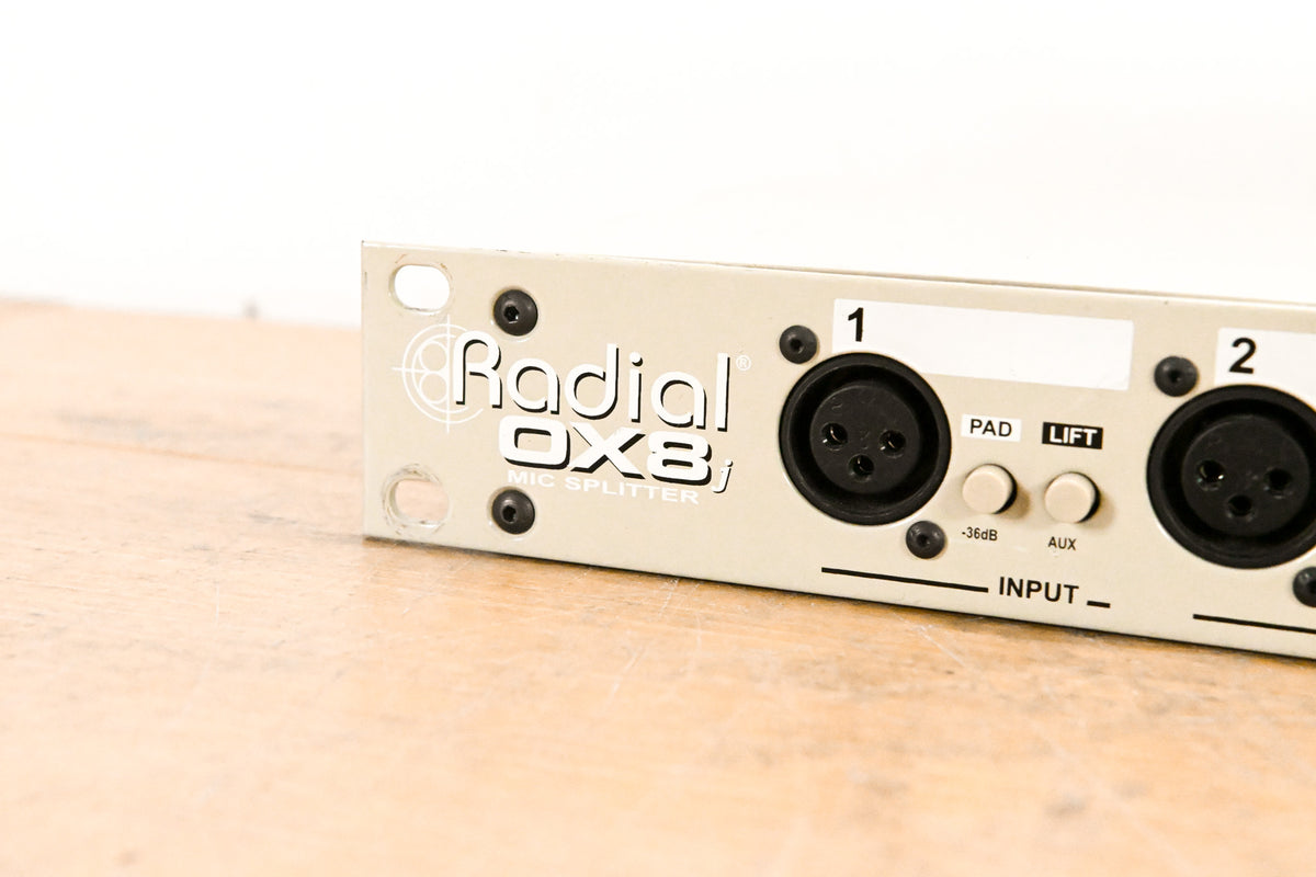 Radial Engineering OX8-j Jensen-Equipped 8-Channel Microphone Splitter