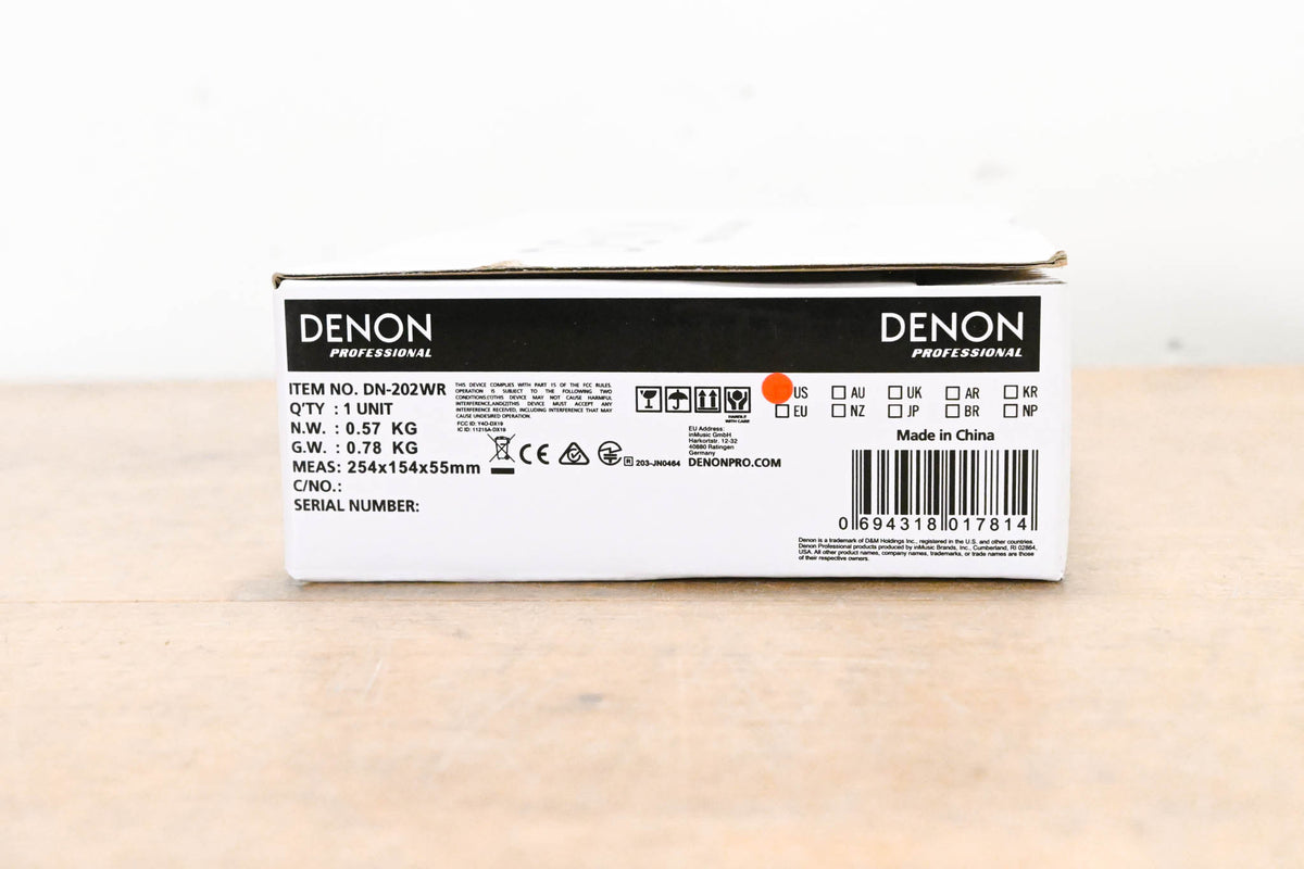 Denon DN-202WR 2.4GHz Stereo Wireless Audio Receiver