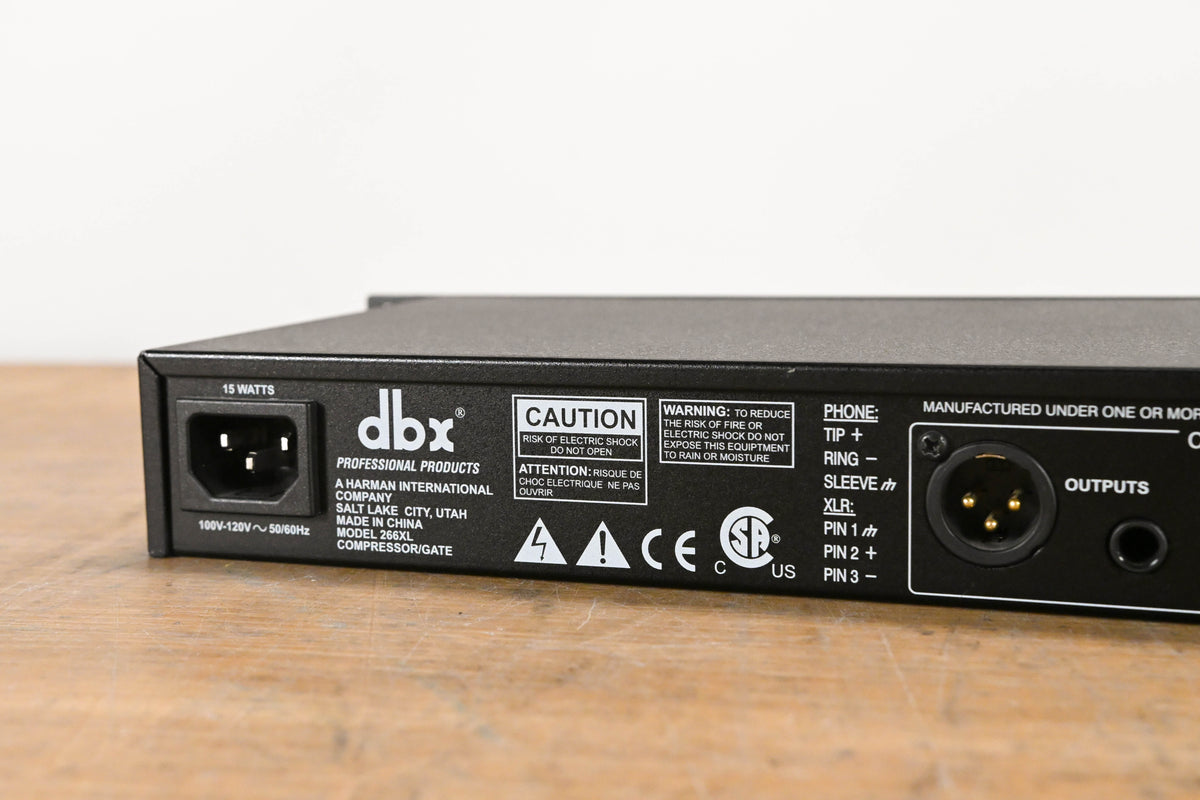 dbx 266XL 2-Channel Compressor/Gate