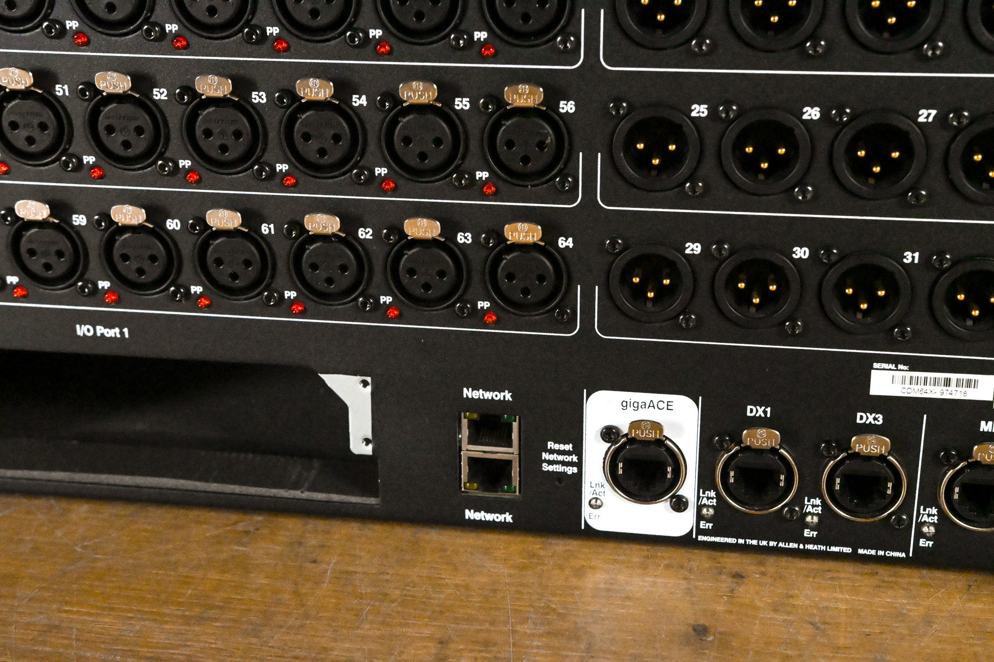 Allen & Heath dLive CDM64 MixRack 64-in/32-out Digital Stage Box
