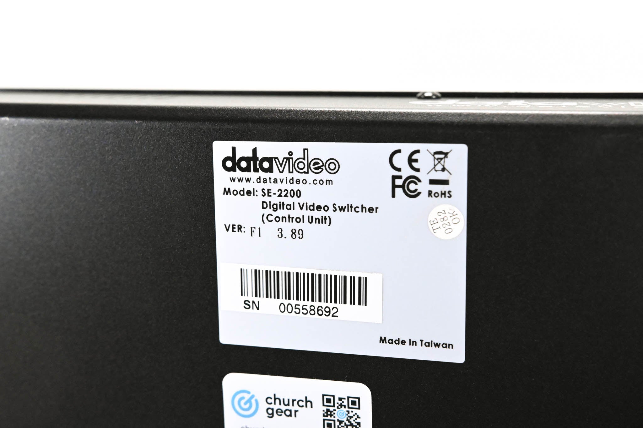 Datavideo SE-2200 Video Switcher and Controller (NO POWER SUPPLY)